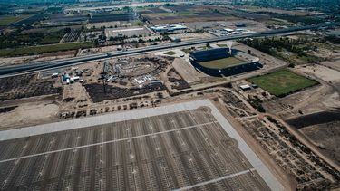Así avanza la obra del imponente velódromo sanjuanino