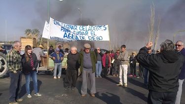 Corte en Ruta 40: regantes piden que se nombren celadores
