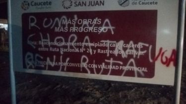 Repudio: las fotos del ataque misógino a la única intendenta mujer de San Juan