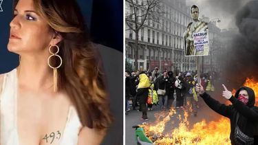 Mientras Francia arde, una funcionaria clave de Macron es tapa de Playboy