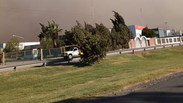 Fotos y video: un viento de película colonizó San Juan