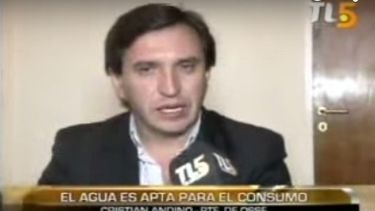 Andino: El agua de Jáchal es agua potable en condiciones de consumo