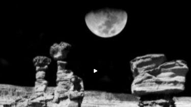 El Valle de la Luna, a la luz de la luna llena