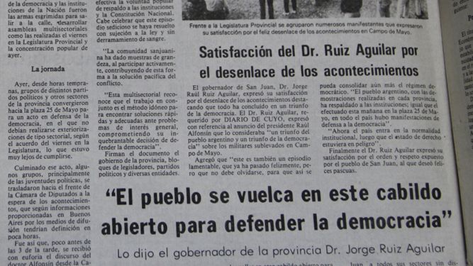 “La casa está en orden”: El día que festejaron los sanjuaninos