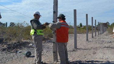 Continúan las obras de mejora en la escombrera de Chimbas