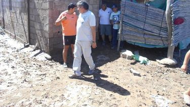 Valle Fértil, el más afectado por las lluvias: autoevacuados y caminos cortados