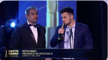 Un noticiero sanjuanino, premiado con el Martín Fierro Federal como el mejor del país