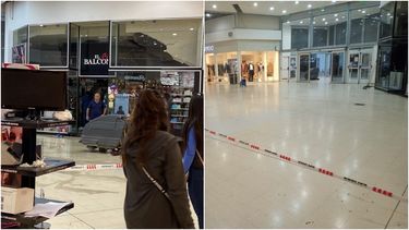 Pánico por la caída del techo de un local de reconocido shopping sanjuanino