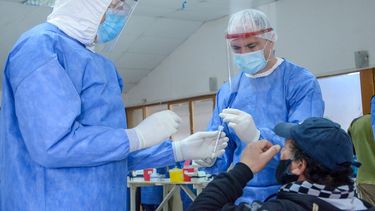 En una conocida zona de Chimbas se desplegó un nuevo operativo de rastrillaje