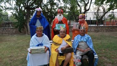 Pura emoción: así fue el pesebre en el Hogar de Ancianos