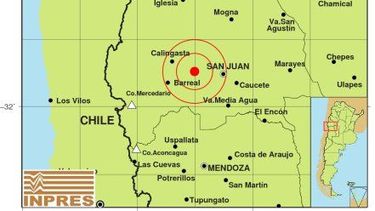 Un sismo de 4.4 grados interrumpió la siesta sanjuanina