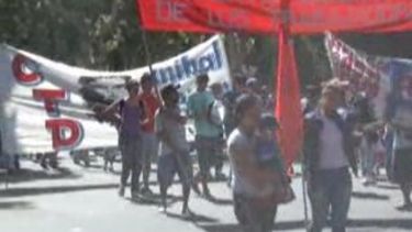 ATE marchó en reclamo del plus navideño