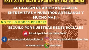 `CulTú VALLE´: conocé de qué se trata esta propuesta virtual para este 25 de mayo