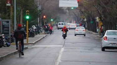 En fotos y videos, cómo se vivió el paro de UTA en el centro sanjuanino