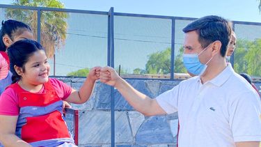 El intendente Cristian Andino presente en la refuncionalización de una escuela con mucha historia