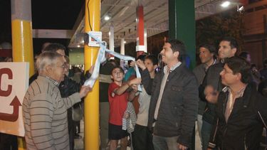 Orrego dejó inaugurado un moderno sistema de semáforos