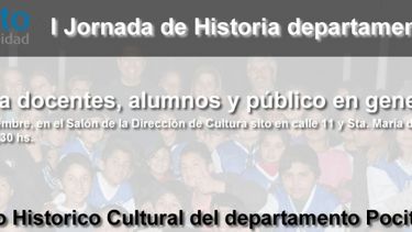 Sumate a la 1° jornada de Historia Departamental de Pocito