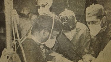 La primera operación televisada