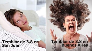 Los memes sanjuaninos no tardaron en llegar tras el temblor de 3,8 en Buenos Aires