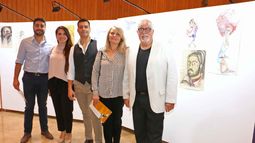 Hugo Vinzio inauguró una exposición en el Auditorio: buscate