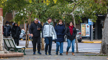 El frío se hizo sentir con mucha intensidad a primera hora de este viernes en San Juan.
