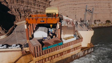 La Central Hidroeléctrica Quebrada de Ullum extenderá su vida útil por 30 años más.