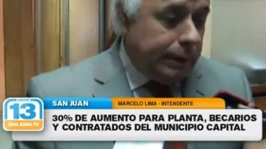 Lima anunció 30% de aumento para municipales