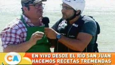 “Cocineros Argentinos”: comida a la vera del Río San Juan