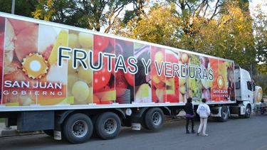 El camión de “Frutas y Verduras” visita Jáchal