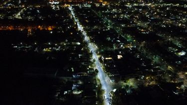 Hay varios ríos de luz en la ciudad sanjuanina: ¿de qué se trata?