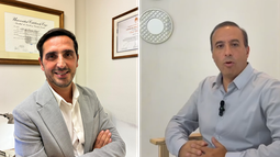 Alfredo Nardi (izquierda) y Roberto Juárez. Alfredo Nardi (izquierda) y Roberto Juárez.