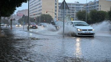 La tormenta DANA puso en alerta a Madrid.
