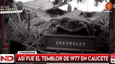 Inédito video del terremoto de Caucete sale a la luz en la despedida de un periodista cordobés