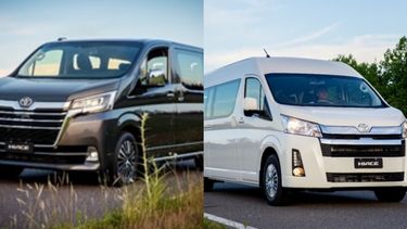 Hiace Wagon y Commuter: mirá las nuevas Toyota utilitarias para transporte de pasajeros