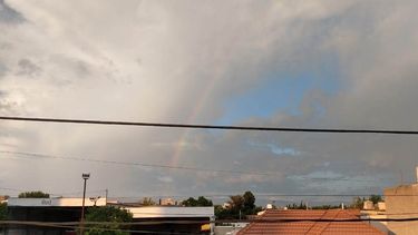 San Juan amaneció con un espectacular arcoíris