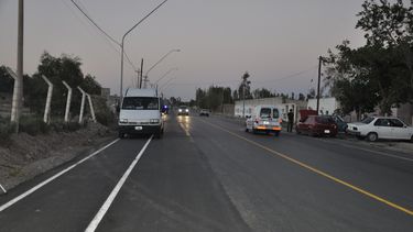 Con Uñac dejaron inauguradas obras de iluminación y ensanche de calles