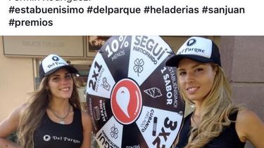 Sugerencia: ruleta de premios en Heladería del Parque de Rawson