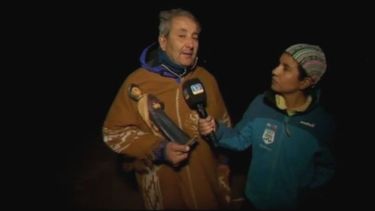 La imagen del Cura Brochero presente en el Cruce de los Andes