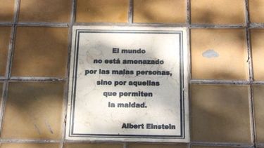 Los “Senderos de la Fraternidad” que adornarán las veredas sanjuaninas