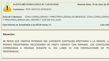 Frío, agua nieve y ahora, ¿vientos intensos?