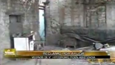 Los vecinos de la VIlla Hipódromo piden asistencia