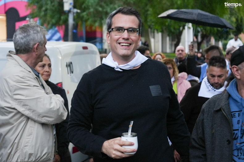 El intendente de Rawson, Carlos Munisaga. El intendente de Rawson, Carlos Munisaga. 