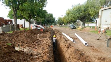 Mirá el avance de las obras cloacales en Caucete: hay diez nuevos frentes de trabajo
