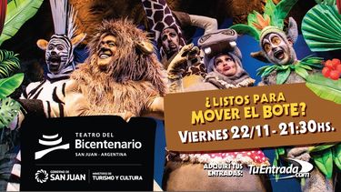 Madagascar, el musical del momento para toda la familia, llega al Teatro del Bicentenario