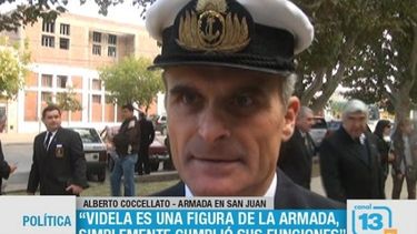 El Jefe de la Armada se desdice: No estoy de acuerdo con un genocida