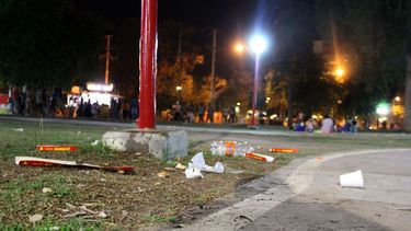 Tras los festejos del Día de la Primavera, sacaron 3 camiones de basura del Parque