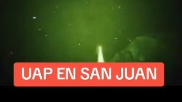 Un video captado en San Juan en el que se ve un supuesto ovni causó sorpresa en las redes sociales.