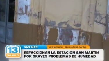 La humedad amenaza a la ex Estación San Martín
