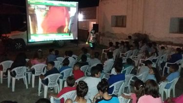 La comunidad de Cienaguita disfrutó del cine