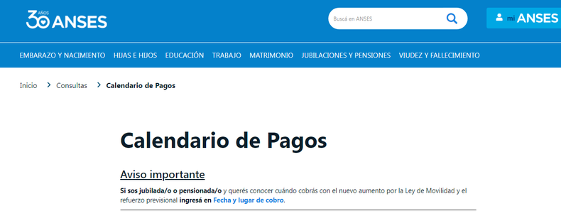 ANSES: Según El Calendario De Pagos, Quienes Cobran Este Lunes